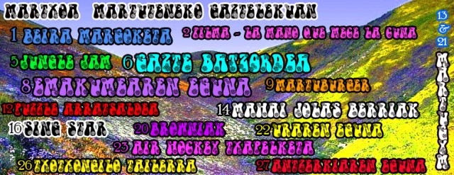 MARTXOA 2013 PROGRAMAZIOA