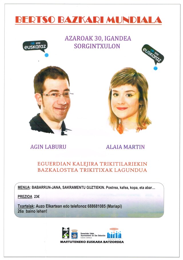 comida euskera 2014