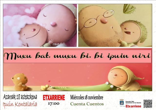 Muxu bat, muxu bi, bi ipuin niri