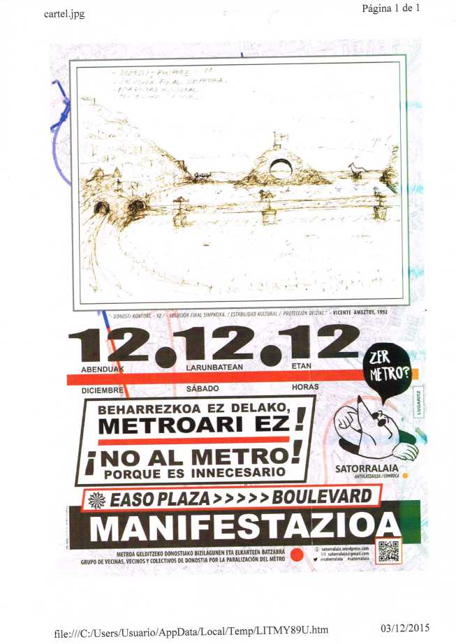 Metroaren manifestazioa